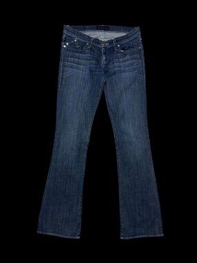 Rock & Republic Kasandra Bootcut Embroidered Women's Denim Blue Jeans Size 29